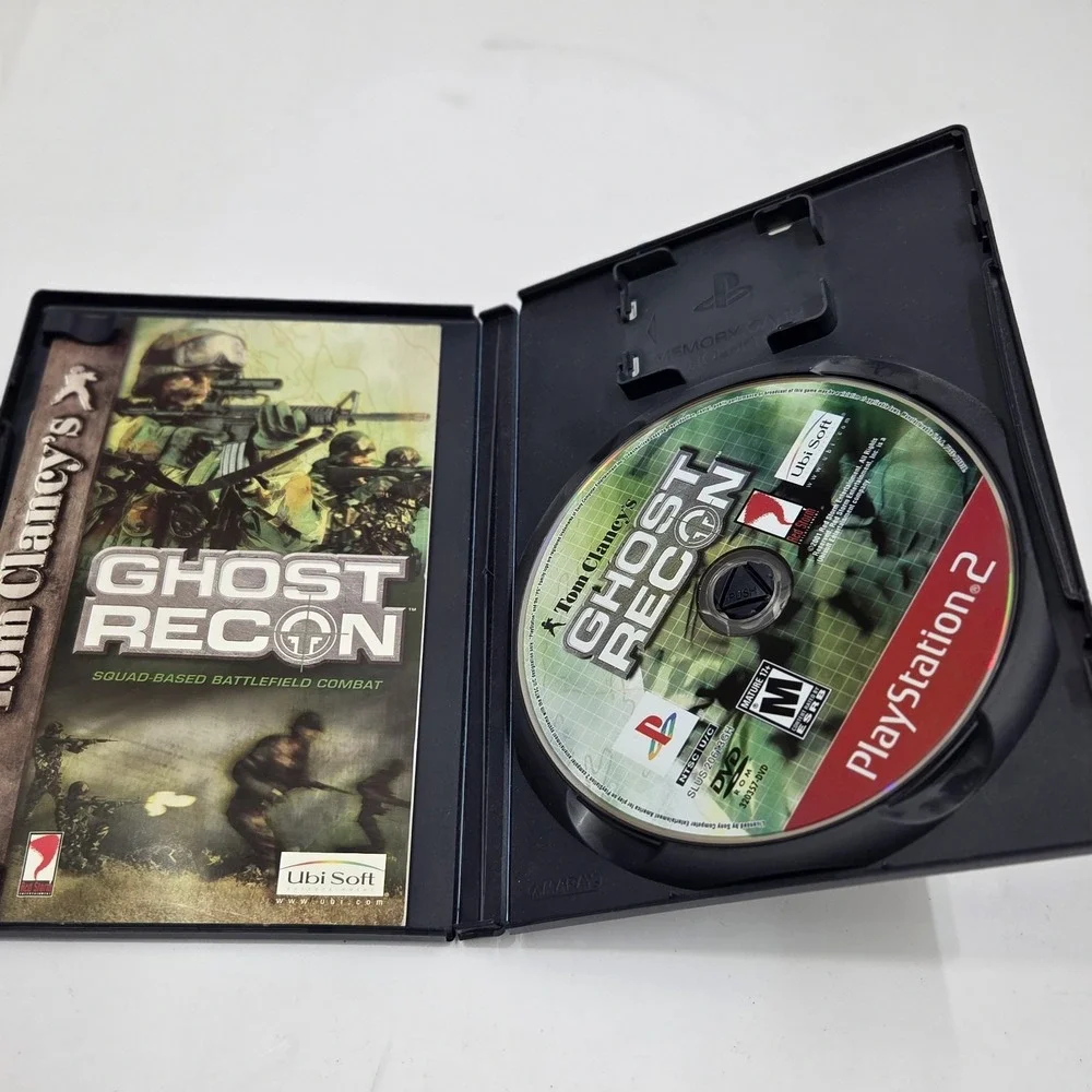 Tom Clancys Ghost Recon Sony PlayStation 2 PS2 Greatest Hits Complete CIB Manual